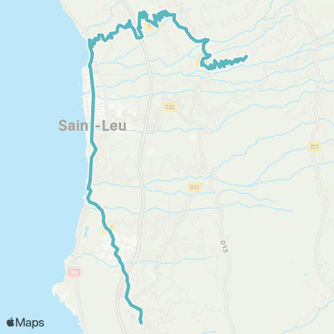 Kar'Ouest Scolaire Hibiscus--Lycée des Avirons map