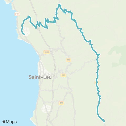 Kar'Ouest Scolaire Pointe au Sel--Lycée des Avirons map
