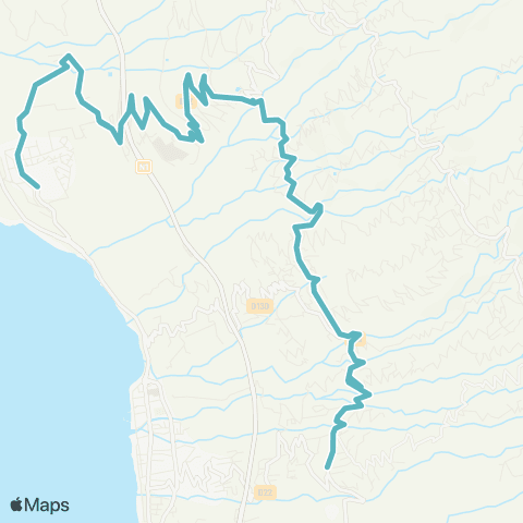 Kar'Ouest Scolaire Chemin Entre-Deux--Collège Pointe des Châteaux map