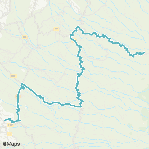 Kar'Ouest Scolaire Chemin l'Alambic--Lycée Vue Belle map