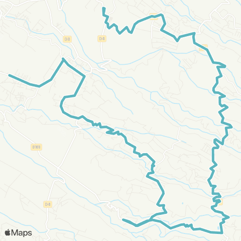 Kar'Ouest Scolaire Lotissement Paul et Virginie--Collège Jules Solesse map