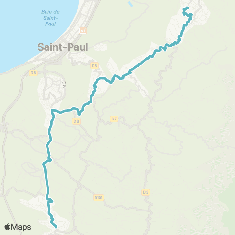 Kar'Ouest Scolaire Boucan Canot--Lycée Plateau Caillou map