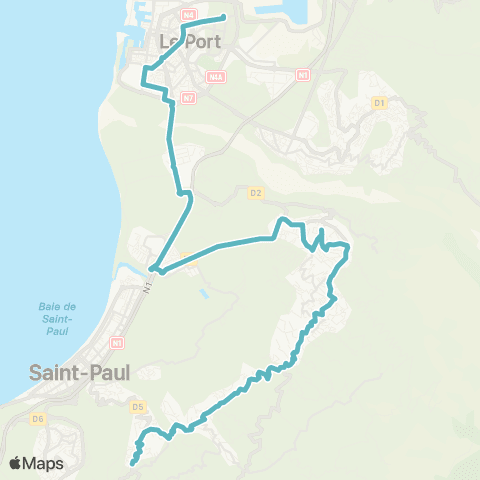 Kar'Ouest Scolaire Jules Solesse--Lycée Lepervanche map