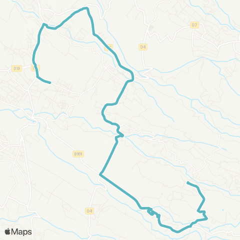 Kar'Ouest Scolaire Lotissement Bruniquel--Lycée Plateau Caillou map