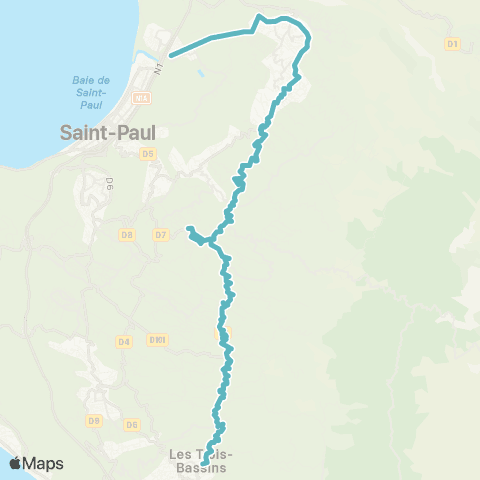 Kar'Ouest Scolaire La Forge les Hauts--Lycée Vue Belle map