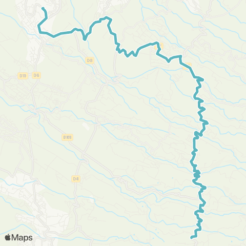 Kar'Ouest Scolaire Mont Rocquefeuil--Lycée Plateau Caillou map