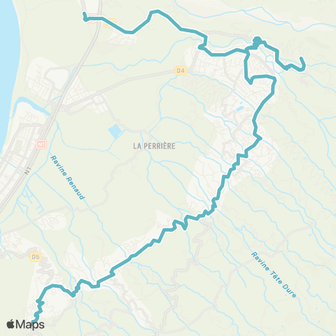 Kar'Ouest Scolaire Croisée Ruisseau--Collège Jules Solesse map