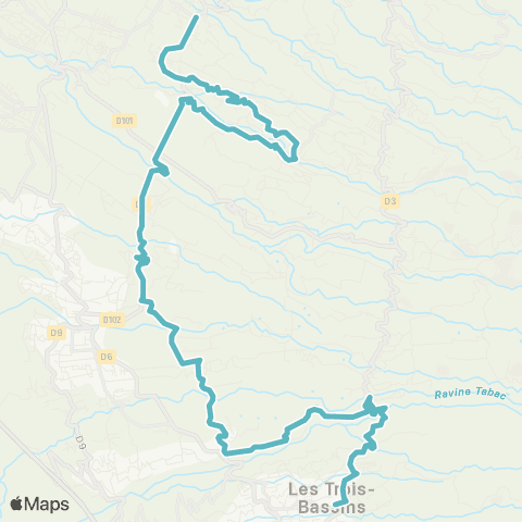 Kar'Ouest Scolaire École Bernica--Lycée de Trois-Bassins map