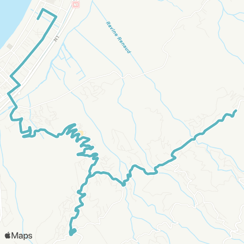 Kar'Ouest Scolaire Chapelle Sans Soucis--Lycée Louis Payen map