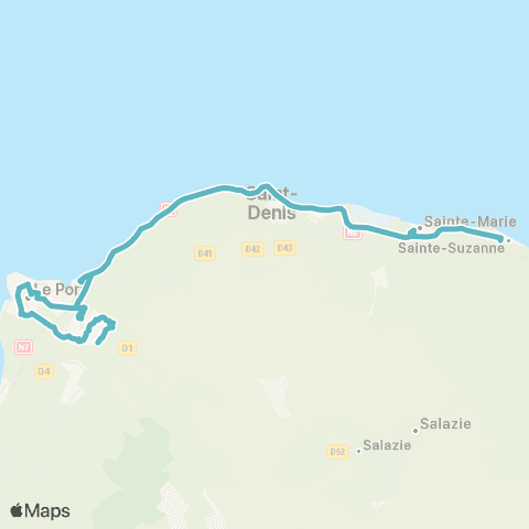 Kar'Ouest Scolaire Église de Ste-Thérèse--Lycée Jean Perrin map