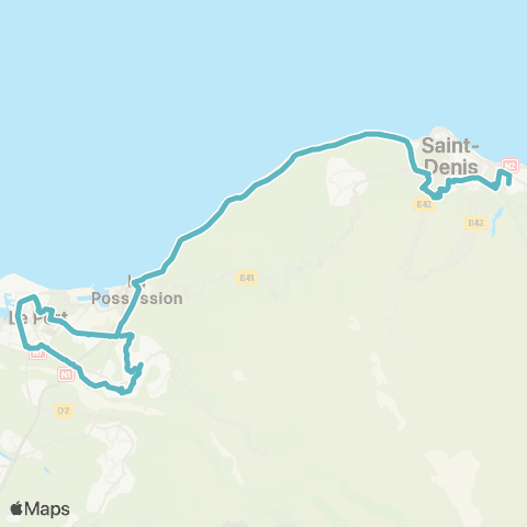 Kar'Ouest Scolaire Rond Point de la ZAC--Lycée Amiral Lacaze map