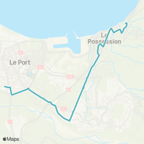 Kar'Ouest Scolaire Bois Joli--Lycée Jean Hinglo map