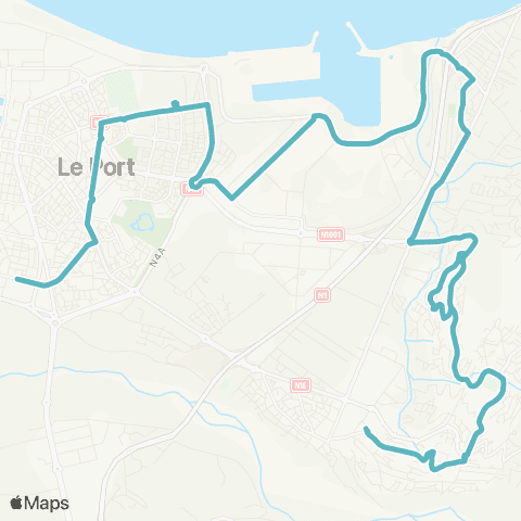Kar'Ouest Scolaire Rond Point de la ZAC--Collège Texeira da Motta map