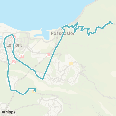 Kar'Ouest Scolaire La Glacière--Lycée Agricole de Sans Souci map