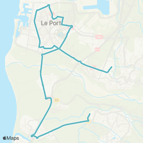 Kar'Ouest Scolaire R N 4--Lycée St-Paul IV map