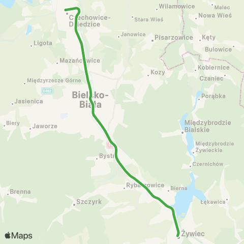 Koleje Śląskie Dąbrowa Górnicza Ząbkowice - Łazy map