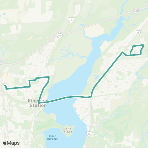 Kingston Transit First Canada - Innovation / 15 map