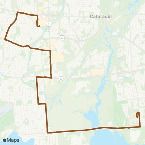 Kingston Transit Cataraqui Centre - St Lawrence College map