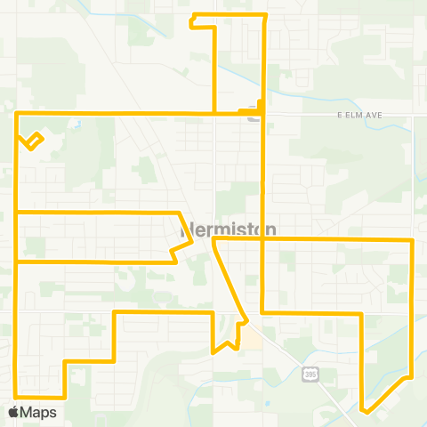 Kayak Public Transit HART map