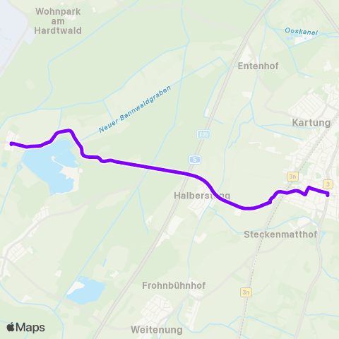 KVV Turnhalle (Sinzheim) ↔︎ Schiftung Kirche map