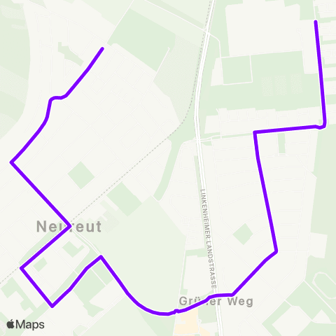 KVV 72 Neureut Friedhof ↔︎ 72 Kirchfeld Nord map