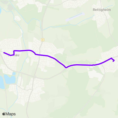 KVV Mozartstr. (Östringen) ↔︎ Mozartstr. (Kronau) map