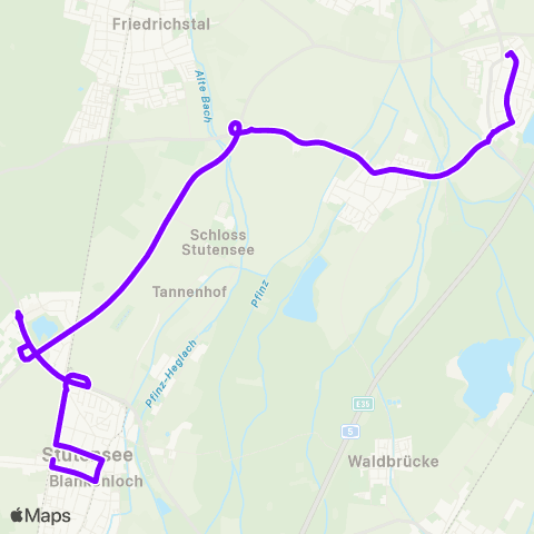 KVV Blankenloch Bf ↔︎ Im Grün (Büchenau) map