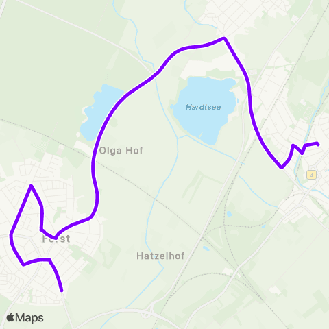 KVV Schulzentrum (Ubstadt) ↔︎ Buntstift (Forst) map