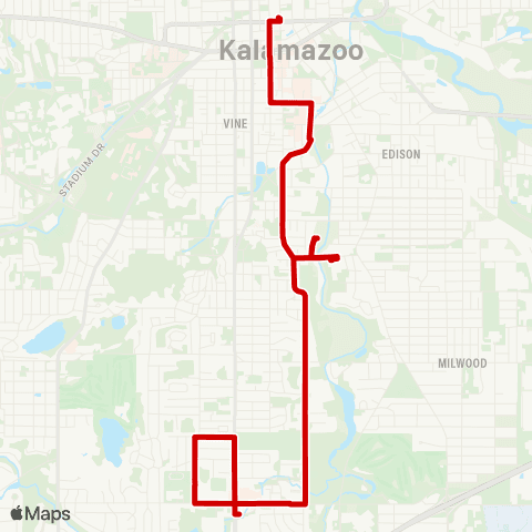 Metro South Burdick map