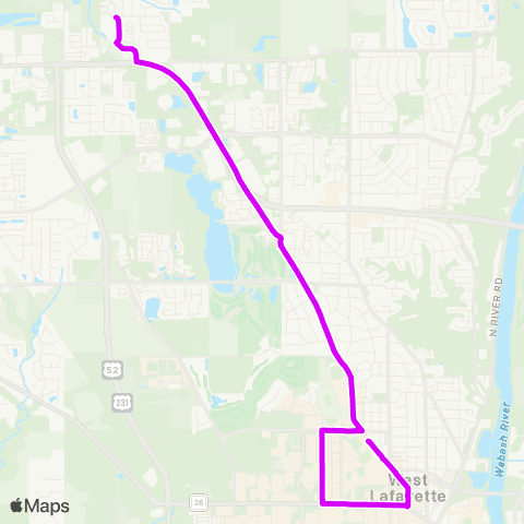 CityBus Lark & Alight Express map
