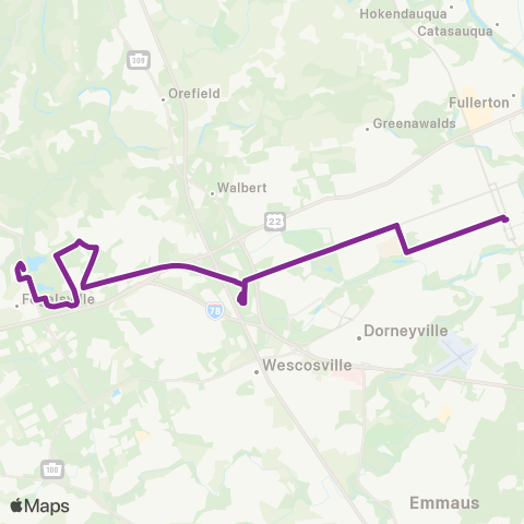 LANta Fogelsville map