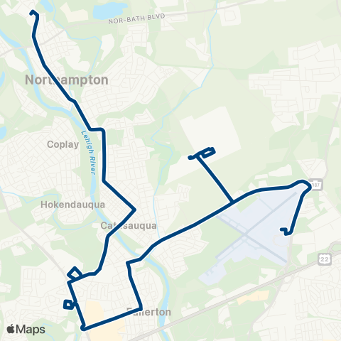 LANta Catasauqua map
