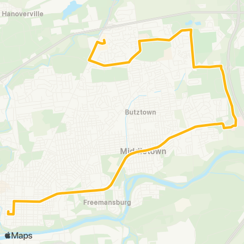 LANta Freemansburg map