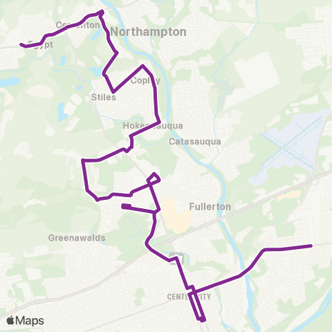 LANta Whitehall - Union Blvd map