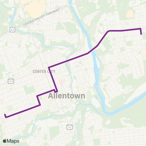 LANta Union Blvd - Allen HS map