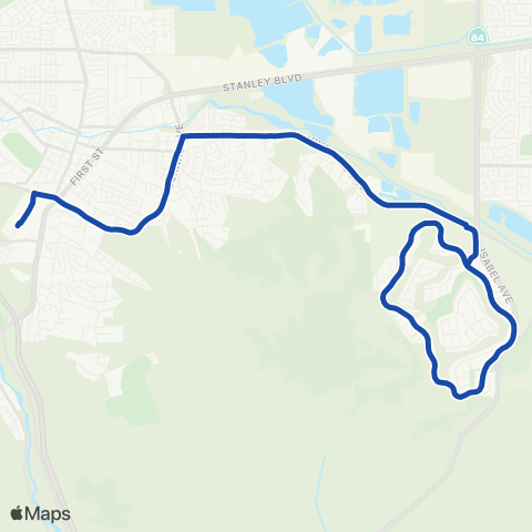 Wheels Ruby Hill map