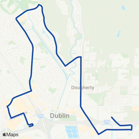 Wheels Central Dublin map