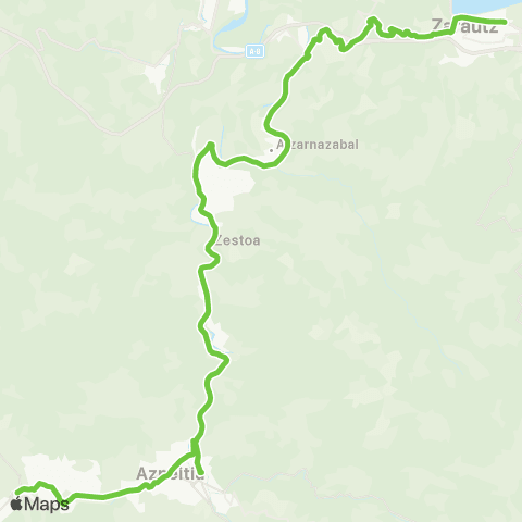Lurraldebus Azkoitia↔Azpeitia↔Zestoa↔Aizarnazabal↔Zarautz map