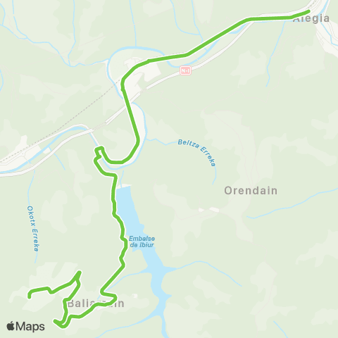 Lurraldebus Baliarrain↔Alegia map