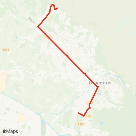 Les Bus des Cigales Centre / Aquagem map