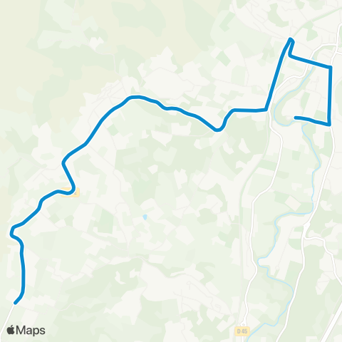 Les Lignes de l'Agglo La Sounce - Les Esparets - Collège Louis Aragon map