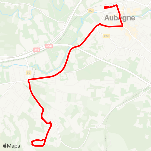 Les Lignes de l'Agglo Garenne - Gare map