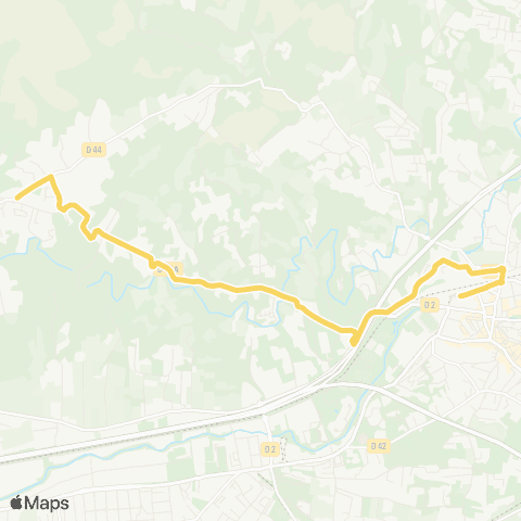 Les Lignes de l'Agglo Gare Aubagne - Font de Mai - La Treille map