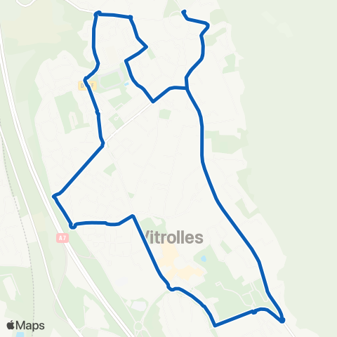 Les Bus de l'Étang Pierre Plantée - Vieux Village map