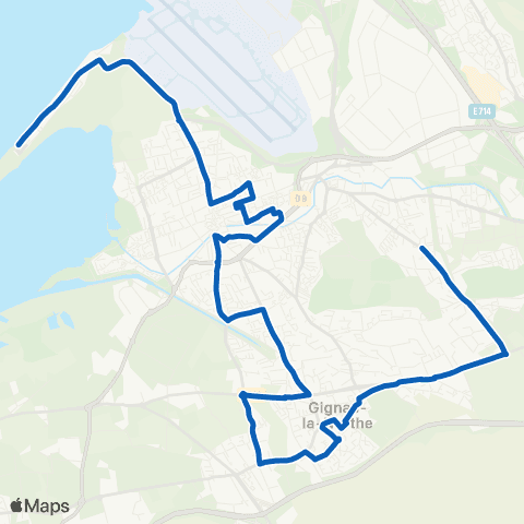 Les Bus de l'Étang Le Jaï - les Couronnes map