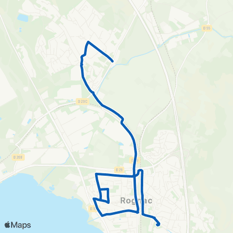 Les Bus de l'Étang - Lignes scolaires Les Romarins - Cousteau map