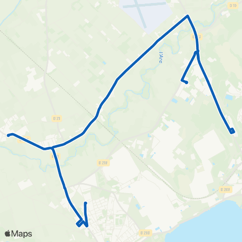 Les Bus de l'Étang - Lignes scolaires Chemin Notre Dame - F. Léger map