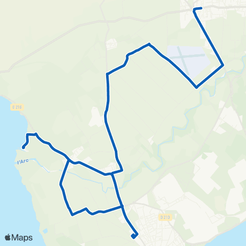 Les Bus de l'Étang - Lignes scolaires Coopérative Agriciole - e. Zola map