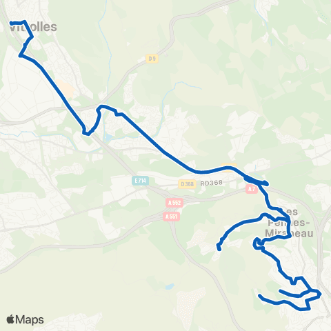 Les Bus de l'Étang - Lignes scolaires Tante Rose - Lep Caucadis map