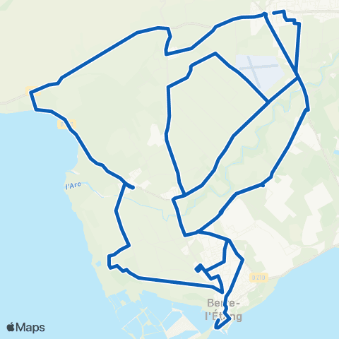 Les Bus de l'Étang - Lignes scolaires TAD map